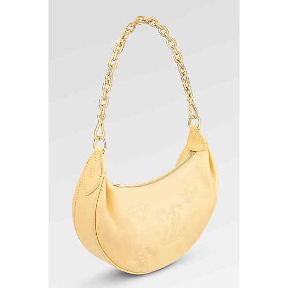 Louis Vuitton Over The Moon Loop Bubblegram Yellow Chain Crossbody Shoulder Bag - Picture 4 of 12